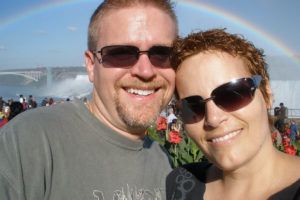 Rebecca Van Wormer with Husband Ken - Niagara Falls